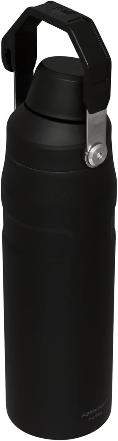 USADO-STANLEY Botella de flujo rápido IceFlow, 24 onzas, negro 2.0