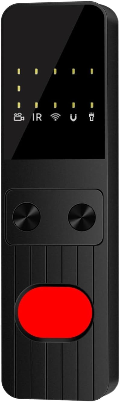 2026 AI Hidden Camera Detectors Features 5 Sensitivity Levels, Privacy Protection RF Signal Detector for GPS Trackers, Electronic Sweeper for Hotel/Car/Bathroom/Travel