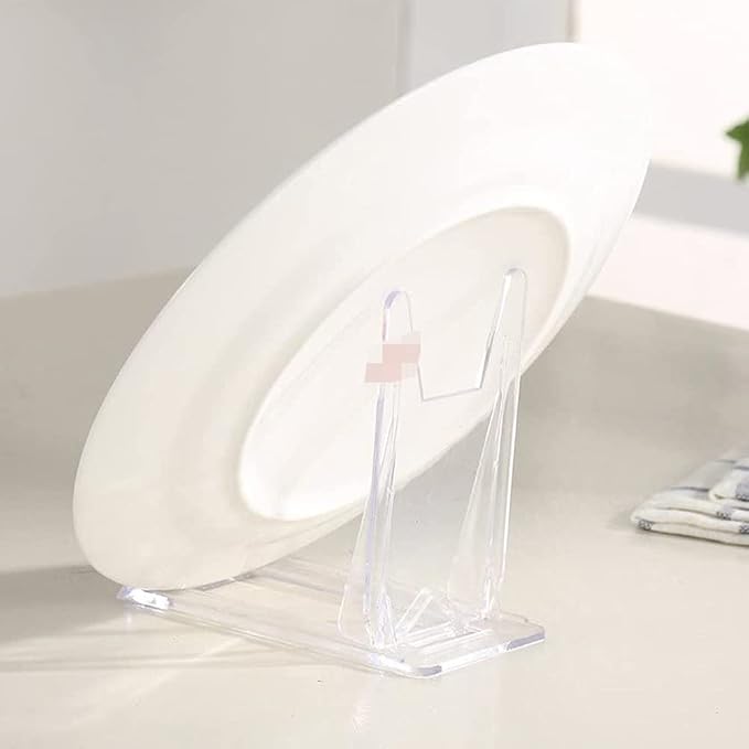 Set de 6 Caballetes Acrílicos Transparentes | Soporte Ajustable para Fotos, Monedas, Medallas y Más