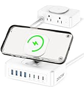 Acozvin Charging Station 11 en 1 – Estación de Carga Inalámbrica Múltiple