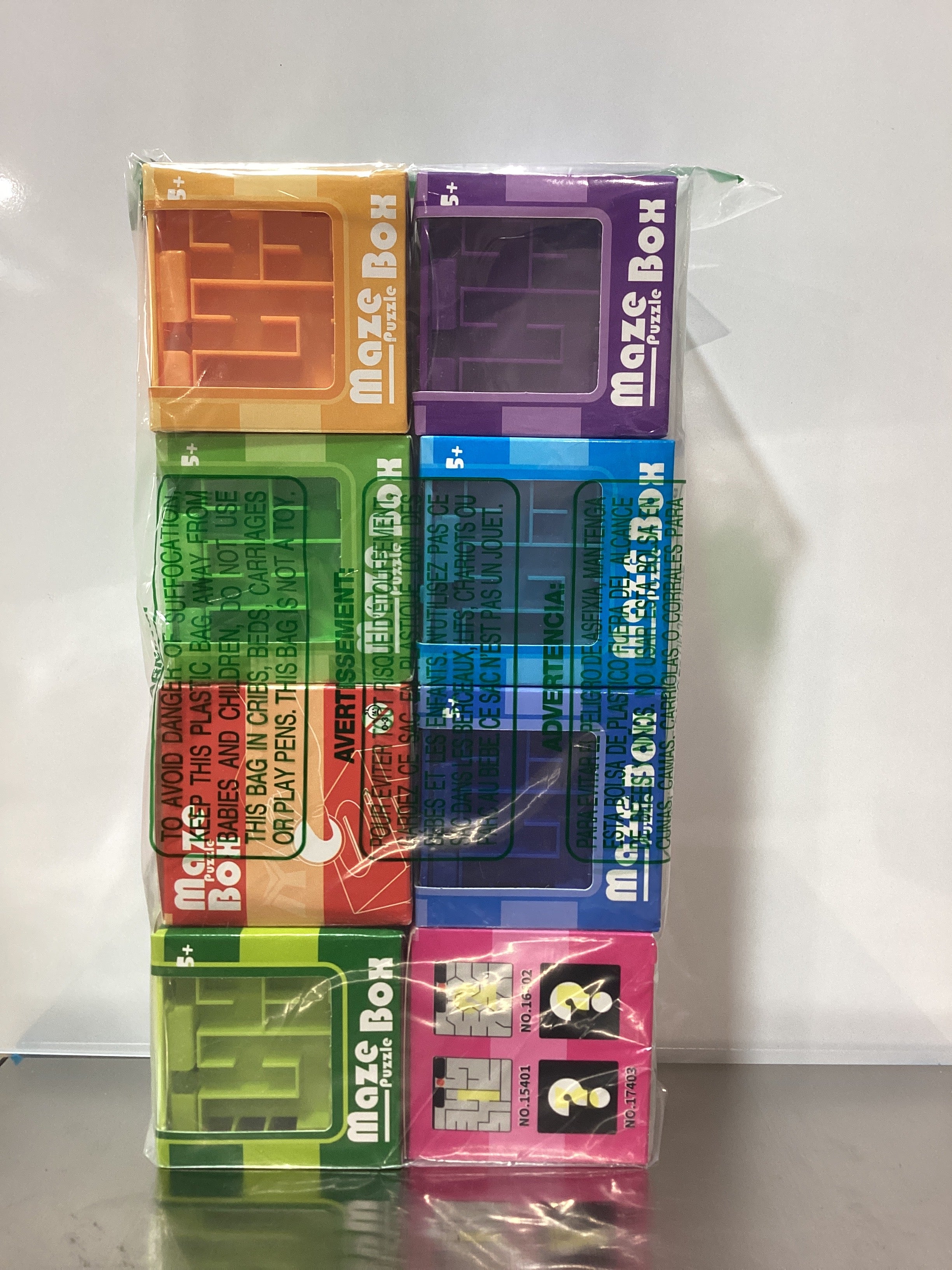 8PACK Money Maze Puzzle Box, Twister.CK Unique Money Gift Holder Box, Fun Maze Puzzle Games for Kids and Adult Birthday