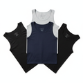 5 Camisetas Sin Modelo - 2 Grises, 2 Negras, 1 Azul Marino