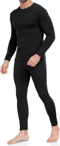 WEERTI Ropa interior térmica para hombres Calzoncillos largos con forro polar Capa base para hombres Clima frío Parte superior e inferior