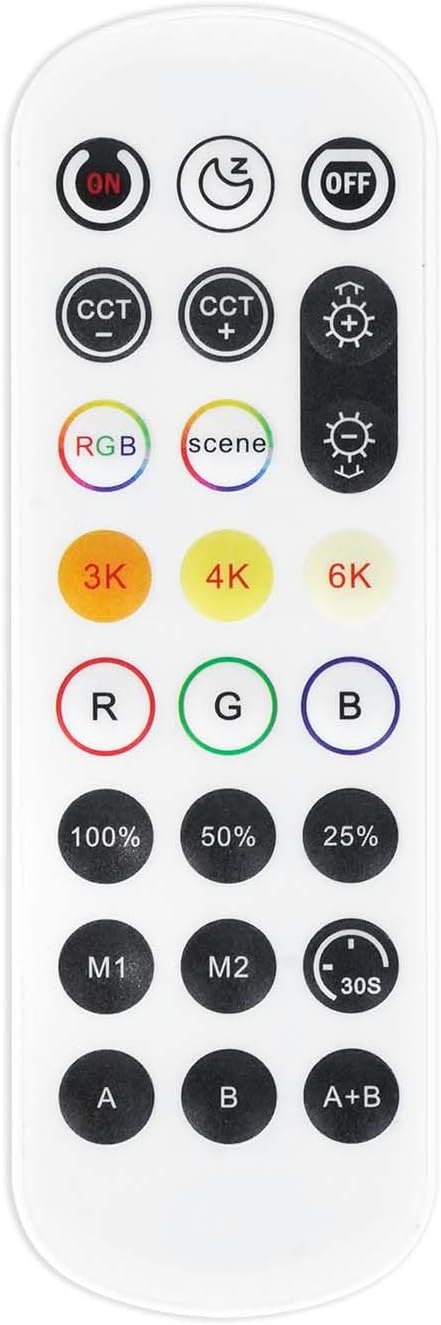 Control remoto POWERASIA para iluminación empotrada inteligente (1 unidad)