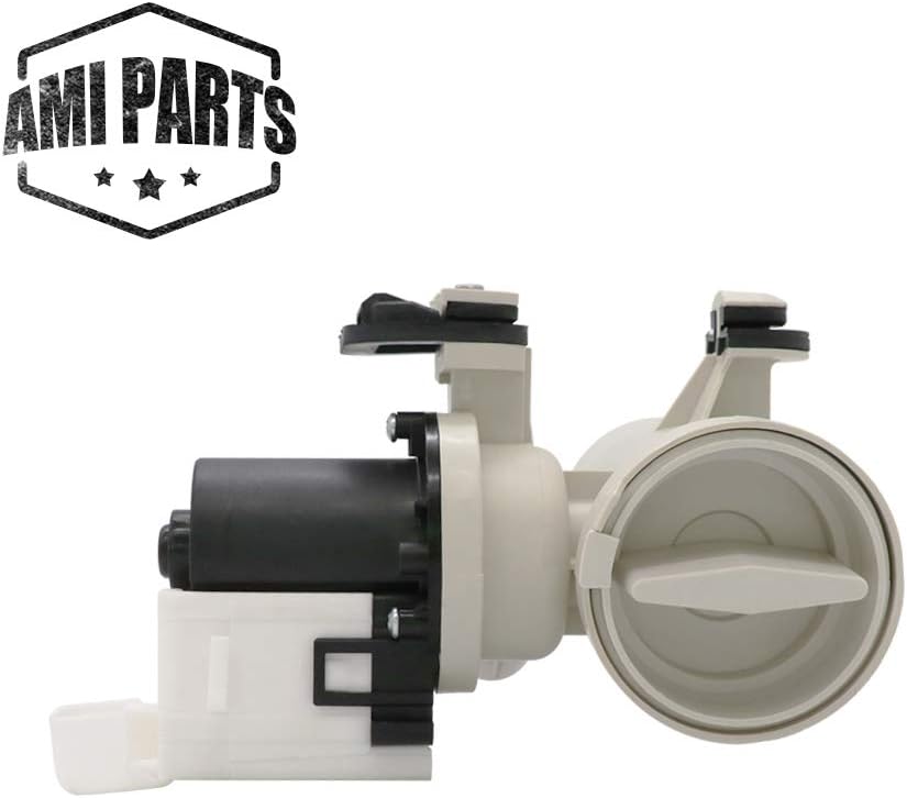 wpw10730972 W10130913 Conjunto de bomba de drenaje de lavadora compatible con lavadoras Kenmore HE2 Plus Whirlpool 9200 Duet de AMI PARTS 