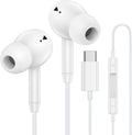 Audífonos USB-C con Cable y Micrófono — Compatible con iPhone 17/16/15 y Samsung | In-Ear Type-C