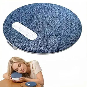 Altavoz Bluetooth para almohada, ideal para dormir. Altavoz inalámbrico ultradelgado para debajo de la almohada, mejorado en 2026, con graves estéreo, temporizador de ruido blanco y función de sonido privado para quienes duermen de lado (azul).
