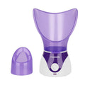 Vaporizador facial personal, inhalador de vapor, sauna facial, vaporizador de niebla caliente, instrumento de belleza hidratante, rejuvenece e hidrata tu piel (morado).