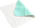 Almohadillas Acolchadas de Algodón Careboree Pack 2 – 34x52 Pulgadas (86x132 cm), Protectores Impermeables Reutilizables para Cama