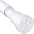 Barra de Tensión para Cortinas MEXAU 28-48" – Sin Perforar, Ajustable a Resorte, Diámetro 7/8", Color Blanco