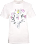 Camiseta Adidas Estampado Floral para Mujer – Talla XS, Color Blanco con Flores