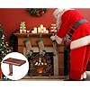 Set de 8 Soportes para Medias de Navidad en Cobre – Base Pesada con Almohadillas | Decoración Navideña
