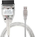 Cable Diagnóstico Taotao K+CAN USB OBD2 para BMW — FT232RL con Switch, Compatible con EDIABAS, NCS Expert y Tool32