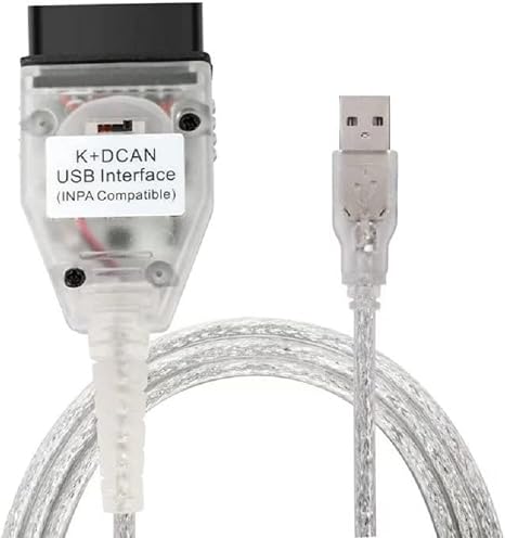 Cable Diagnóstico Taotao K+CAN USB OBD2 para BMW — FT232RL con Switch, Compatible con EDIABAS, NCS Expert y Tool32