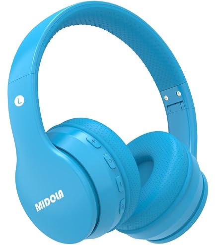 Auriculares Bluetooth inalámbricos para niños, 68 horas, límite de volumen