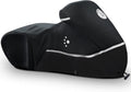 Funda para motocicleta LI LIBZAKI 420D resistente, universal, impermeable, para todo tipo de clima, protección exterior, 96" XXL, funda para vehículo/Negro