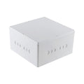 Caja de conexiones de 12" x 12" x 6" a prueba de polvo, de plástico PVC, con orificios preformados de 3/4" y 1", caja de conexiones para proyectos eléctricos, caja de conductos para gabinetes eléctricos exteriores.