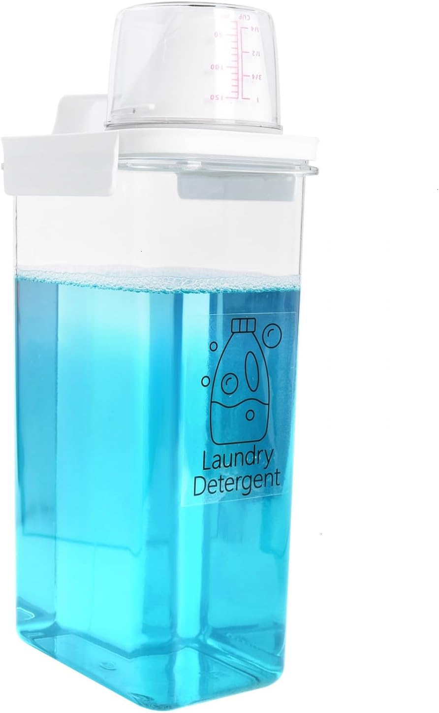 Dispensador de Detergente Líquido Monrocco 78 oz — Con 6 Etiquetas Removibles