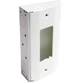 Caja de distribución de energía de montaje en esquina mejorada - Nylon blanco de ajuste delgado, reemplaza a Bryant RU170W, caja Trade Select para debajo de gabinetes/mostradores, carcasa de metal resistente, orificios pretaladrados