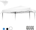 Cubierta Superior de Repuesto para Toldo 10×10, Impermeable, Blanco Plateado