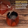 Vaso de madera carbonizada de bourbon para beber, vaso de whisky, regalos de bourbon para hombres, vaso de madera a la antigua, gran regalo de whisky para hombres
