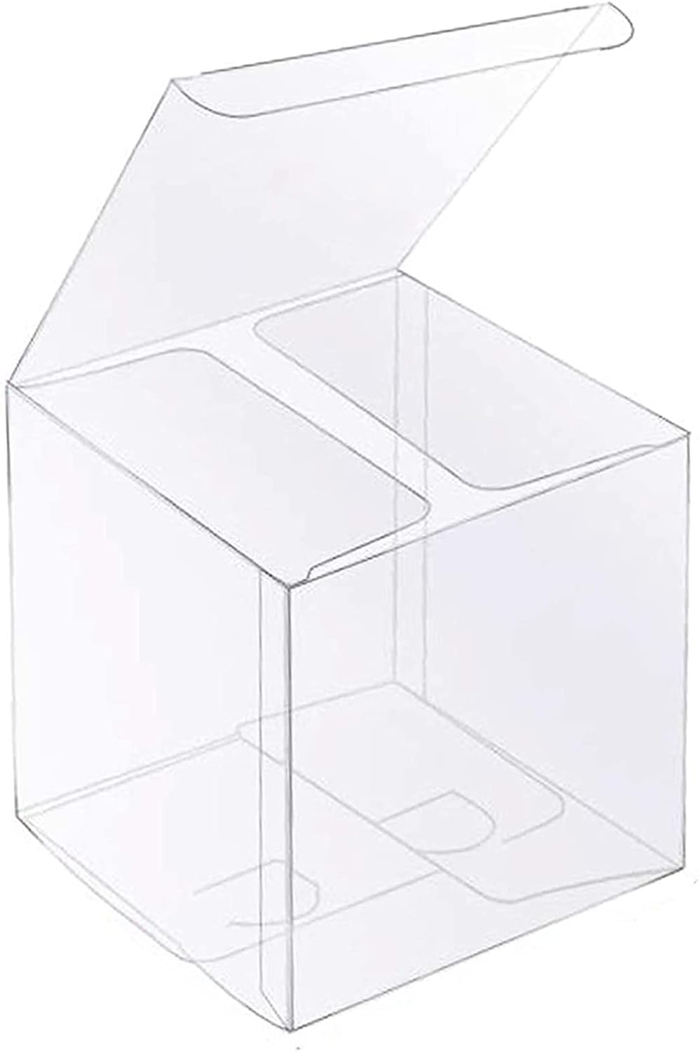 XP-ART 30 Cajas Transparentes para Regalos, Cajas de Regalo de Plástico Transparentes de 4 x 4 x 4 pulgadas para Bodas, Cumpleaños, Pascua, Día de la Madre, Día del Padre, Fiestas, Caja Transparente Para Regalo