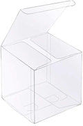 XP-ART 30 Cajas Transparentes para Regalos, Cajas de Regalo de Plástico Transparentes de 4 x 4 x 4 pulgadas para Bodas, Cumpleaños, Pascua, Día de la Madre, Día del Padre, Fiestas, Caja Transparente Para Regalo
