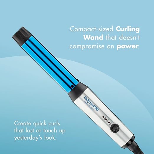 Rizador compacto BaBylissPRO® Nano Titanium™ de 1 pulgada