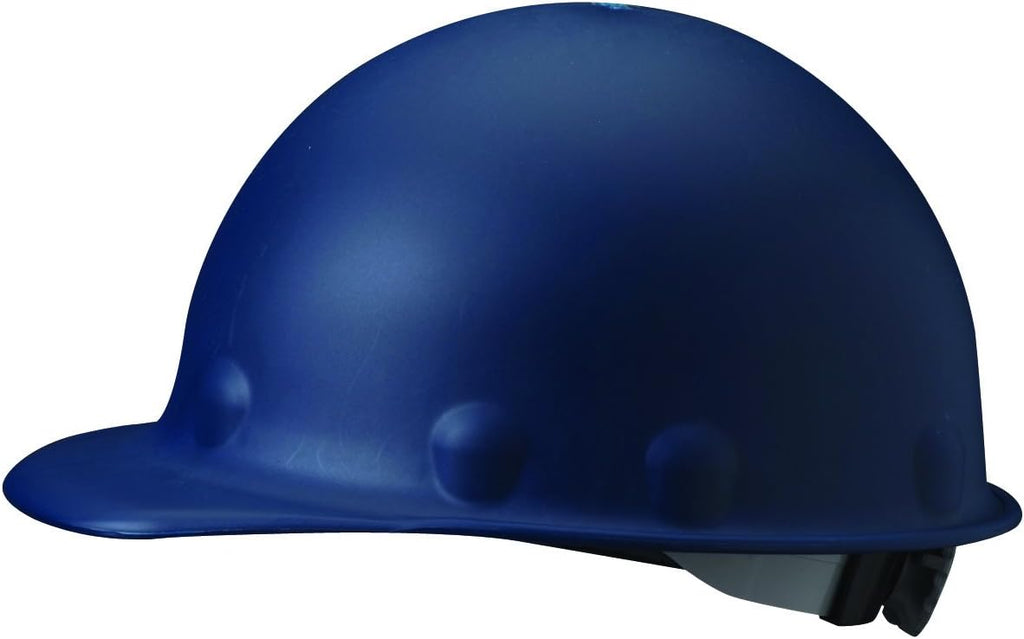 Casco de seguridad Fibre-Metal by Honeywell Super Eight Ratchet de fibra de vidrio, color azul (P2ARW71A000)