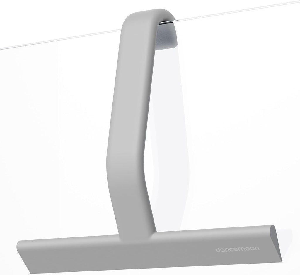 Limpiador de Vidrios JustHang 10 Pulgadas con Gancho Integrado | Silicona Suave, Diseño Premiado, Gris