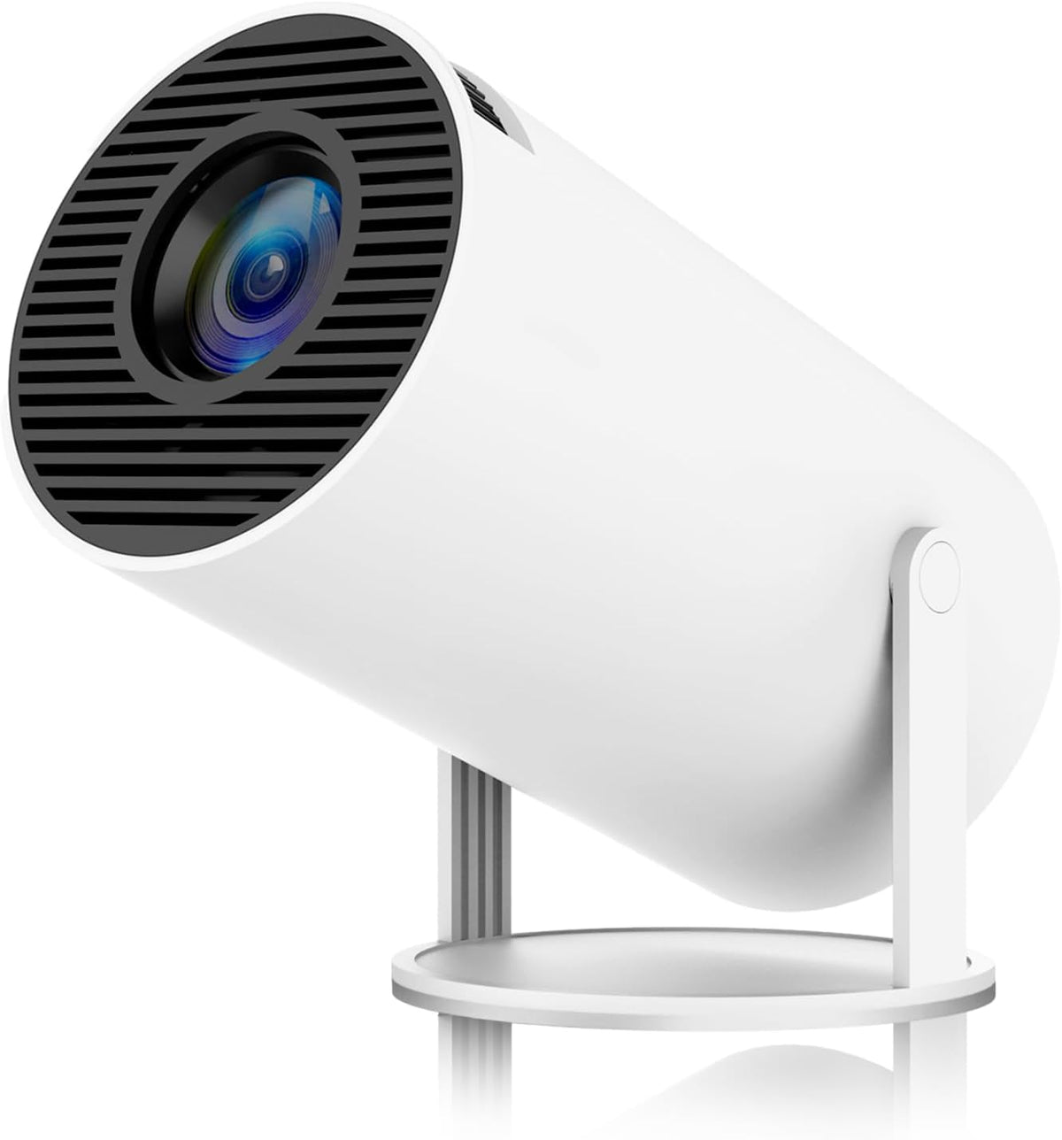 HY300 Mini Proyector Portatil | Soporta 4K y 1080P con WiFi6 5G de Doble Banda y Bluetooth 5.0 | Android 11 | Giro 180 grados | Correccion Automatica de Distorsion | Pantalla de 35 a 130 pulgadas
