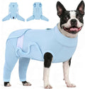 KOESON Dog Recovery Suit for Back Legs, Soft Dog Surgery Recovery Suit with Long Hind Leg Sleeves, Pet Rear Leg Sleeve to Stop Licking, Pet Onesie for Surgery Female Spay Male Neuter, Cone Alternative