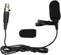 Micrófono de Solapa Sujeetec – Condensador Unidireccional Compatible con Transmisor Inalámbrico Shure, Conector Mini XLR TA4F