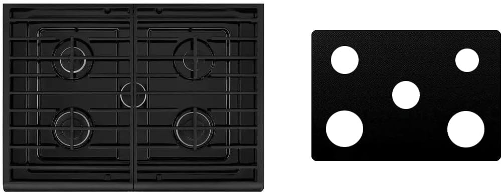 Revestimiento protector reutilizable a medida para quemadores de estufas de gas Whirlpool. Proteja su superficie de trabajo con esta cubierta antisalpicaduras - WFG540H0ES