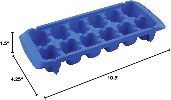 10 piezas - Bandejas de plástico para cubitos de hielo Prime-Line