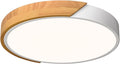 Lámpara LED de Techo Vikaey 30cm – Estilo Madera Minimalista, 18W, Luz Neutra 4000K