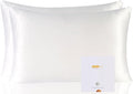 ZIMASILK - Fundas de almohada de seda de morera 100% pura para cabello y piel, tamaño Queen