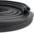 Tira de sellado de puerta de automóvil de 20 pies, burlete de goma en forma de U con clips de metal, protectores universales de borde de puerta de automóvil para automóvil, camión, barco, casa rodante (20 pies)