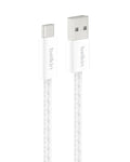 Cable USB-A a USB-C Belkin 1 m 15W Trenzado – Compatible con iPhone, Galaxy, iPad y Más