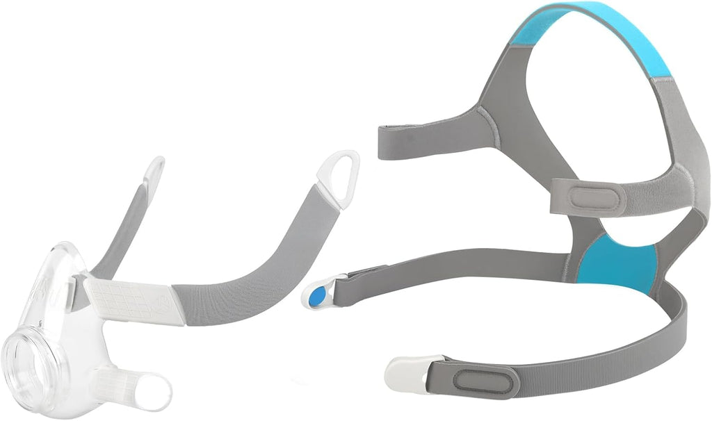 Set de Armazon F20 para Mascarilla AirFit F20 (Talla L) | Incluye Armazon, Arnes y Clips | Sin Codo | Ajuste Comodo y Cenido | Grande