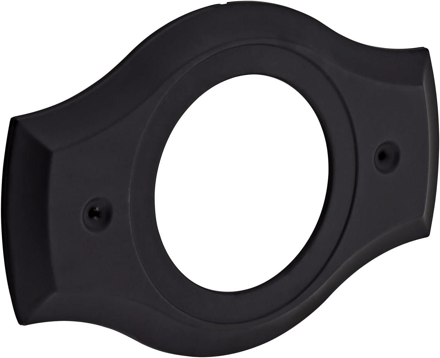 Placa de Renovación para Ducha - Convierte 2 o 3 Llaves a 1 Llave, Metal Negro Mate