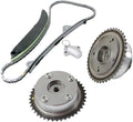 Kit de cadena de distribución del motor DEEGOOLY 24321-2E200 Aplicable para HYUNDAI para KIA Elantra Sonata Tucson Optima Soul Forte 2.0L Reemplaza 24350-2E201, 24370-2E200