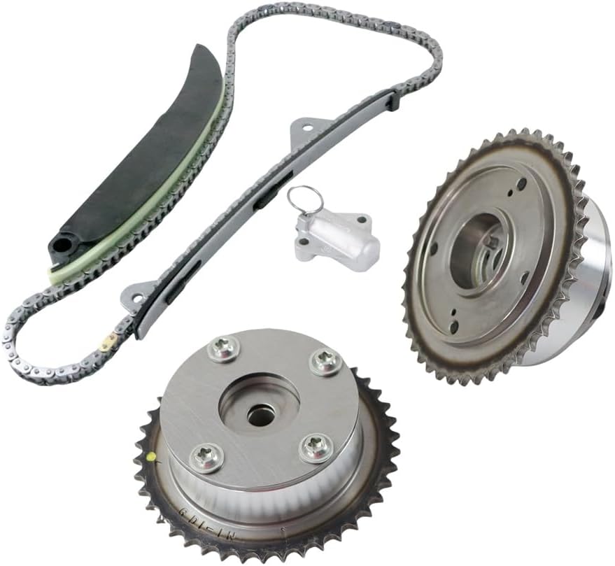 Kit de cadena de distribución del motor DEEGOOLY 24321-2E200 Aplicable para HYUNDAI para KIA Elantra Sonata Tucson Optima Soul Forte 2.0L Reemplaza 24350-2E201, 24370-2E200