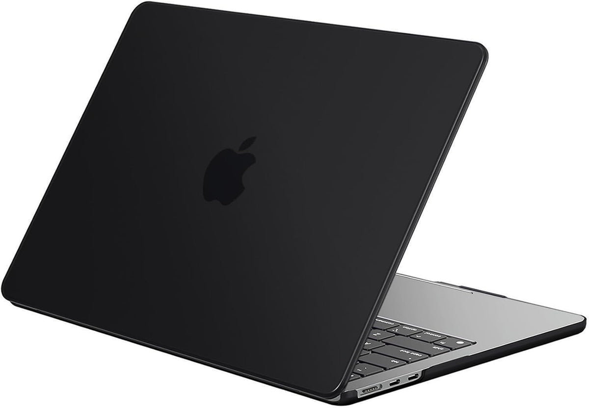 COLOR TRANSPARENTE-Funda EooCoo compatible con MacBook Air de 15 pulgadas M5 2026 2025 2024 2023 M4 M3 M2 Modelo A3448 A3241 A3114 A2941, carcasa rígida de plástico esmerilado