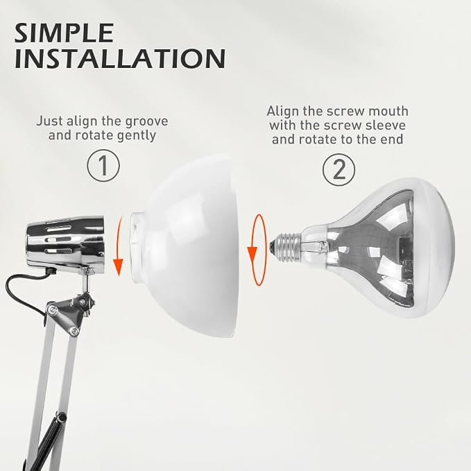EXTENSIÓN MALA - DUEBEL Lámpara de calor para alimentos, solución perfecta para bufé y catering para mantener los alimentos calientes, ideal para fiestas, vacaciones y puestos de concesión