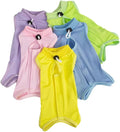 Traje de ropa para gatos para perros pequeños, para después de la cirugía, heridas, antilamidas, cuello ajustable, pijama para gatito