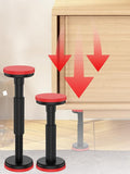 Sistema de soporte ajustable de poste de soporte telescópico de 7 a 17.7 pulgadas, soporte de elevación para gabinete de montaje inferior, soporta hasta 440 libras de barra de soporte para fregadero