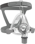 Mascarilla CPAP Facial Completa de Silicona | Sello Suave, Reutilizable | Repuesto Compatible con F20 | con Arnes, Codo Giratorio y Almohadilla | Talla L
