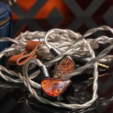 Audio CKLVX D41 1DD+4BA Auriculares intrauditivos híbridos, auriculares HiFi IEM con controlador dinámico único y 4 armaduras equilibradas
