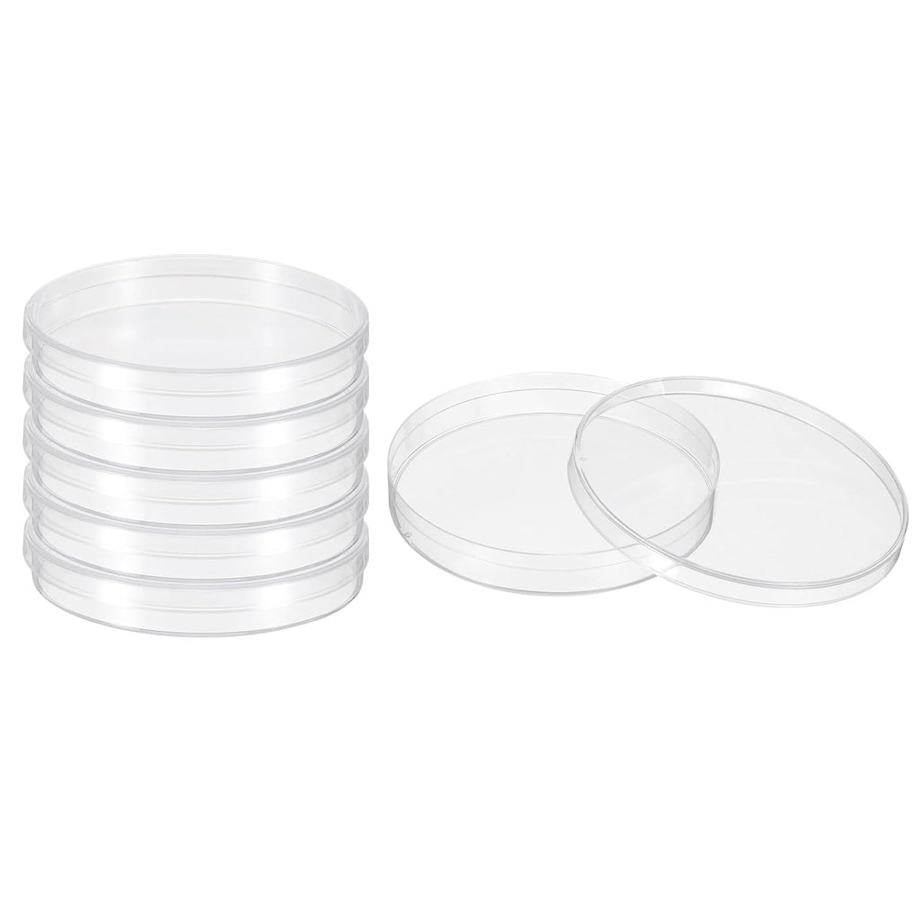 Cajas de Petri de Plástico 75mm con Tapa – Set de 6 Piezas